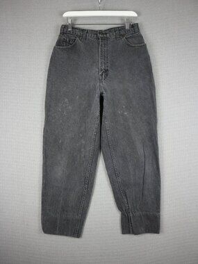 Levi’s 533 Relaxed Straight Fit Black Washed Vintage (damaged) 29W Womens